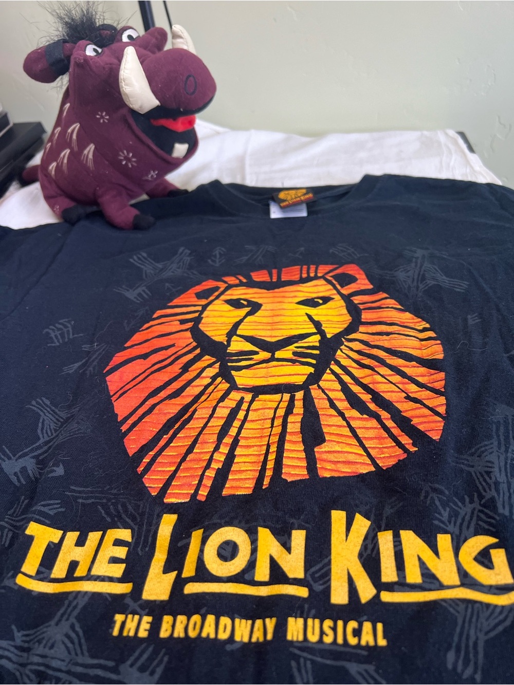 Disney Presents The Lion King The Broadway Musical Official T-Shirt S + plush